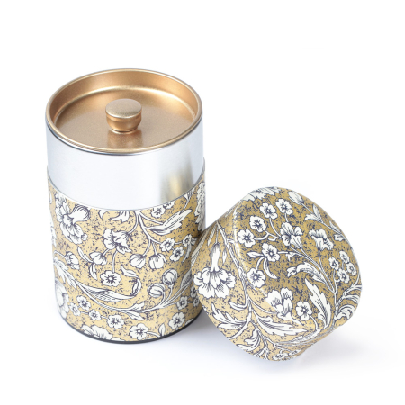 Washi Tea Tin (gold leaf)