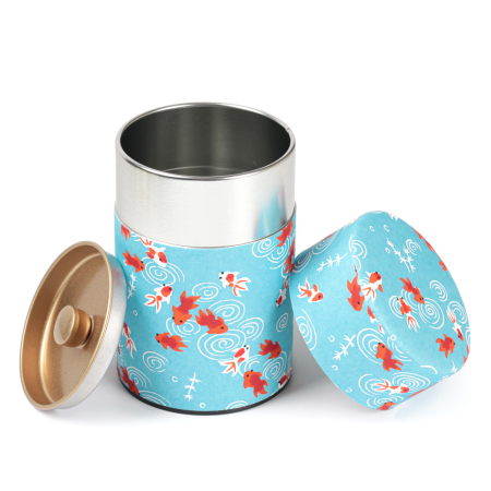 Washi Tea Tin (koi fish)