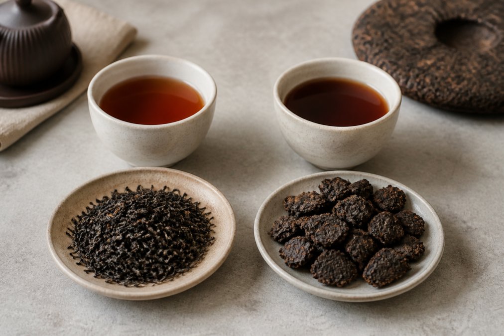 Organic Black Tea vs Pu-erh Tea: Benefits Compared